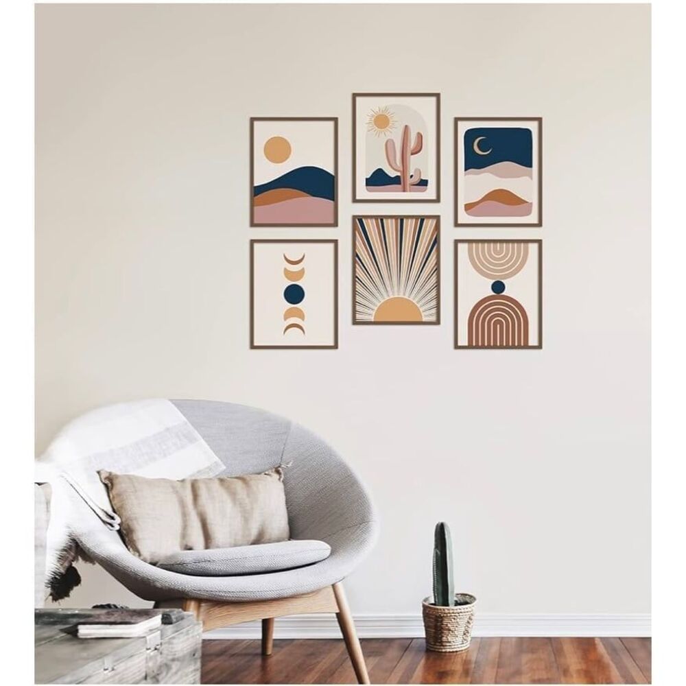 NEW BOHO‎ WALL ART PRINTS - SET OF 6  8x10